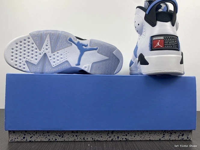 1st Kicks Shoes 6 CT8529- Jordan White Retro AllSeason 4033 UNC 1028